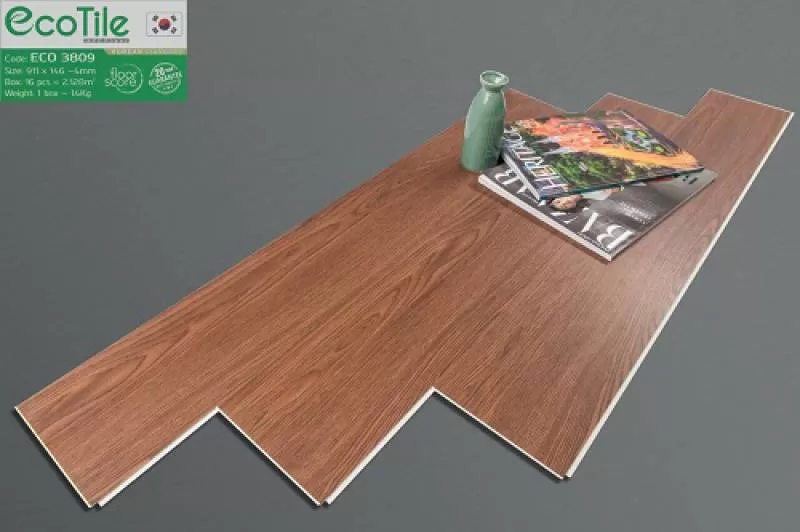Sàn nhựa hèm khóa EcoTile 3809