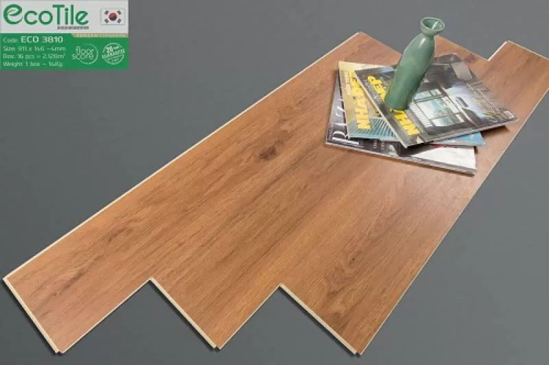 Sàn nhựa hèm khóa EcoTile 3810