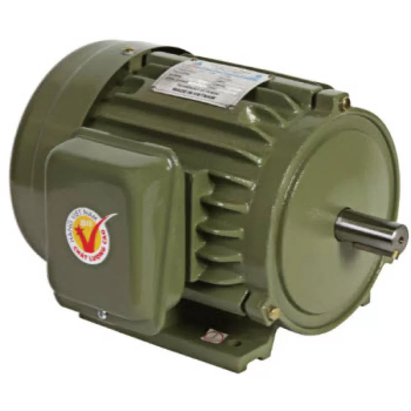Motor điện vỏ gang chân đế Hồng Ký HKM212 (2HP) 