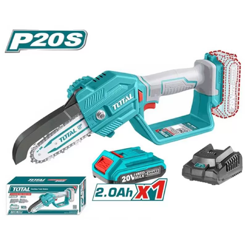 Máy cắt tỉa cành dùng pin 20V Total TGSLI20581 (1 Pin 2.0Ah & Sạc) 