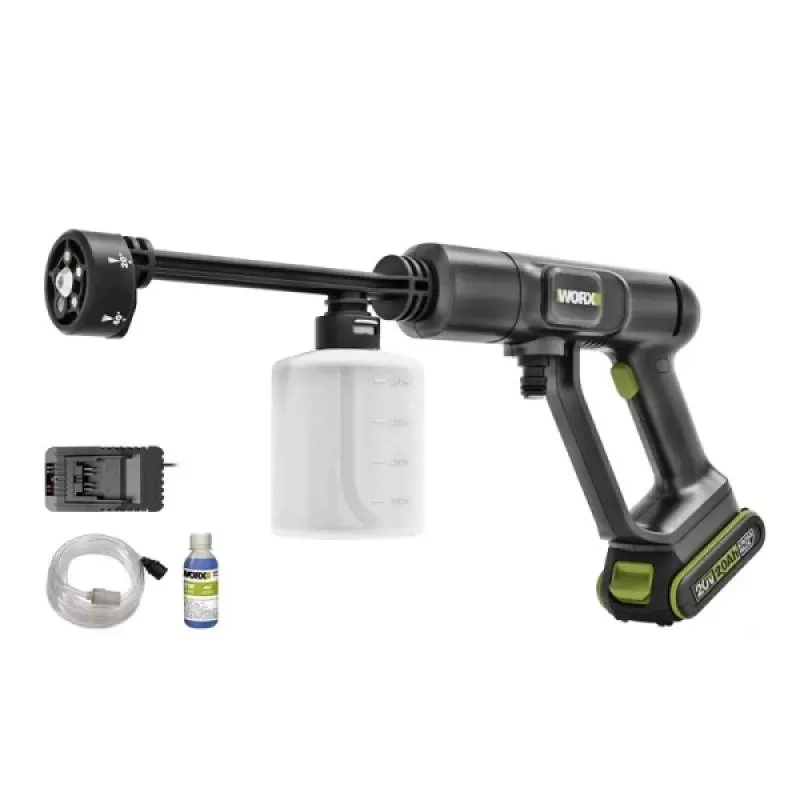Máy xịt rửa dùng pin 20V Worx WU623.1 (1 Pin 2.0Ah & Sạc)