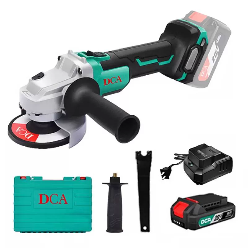 Máy mài góc dùng pin DCA ADSM03-125DM (1 Pin 2.0Ah & Sạc)