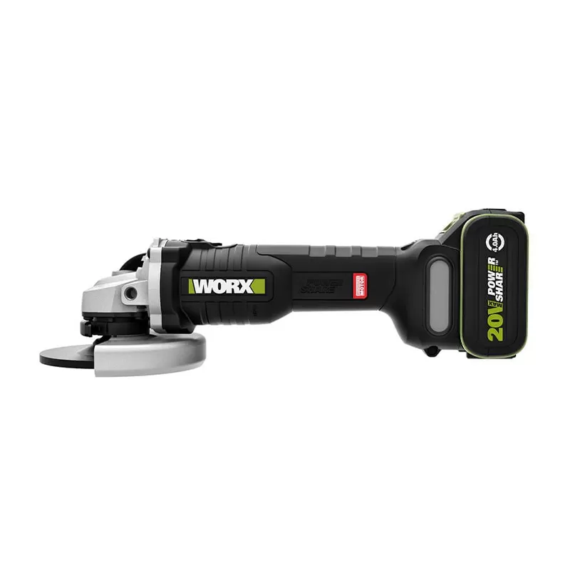 125mm Máy mài góc dùng pin 20V Worx WU809 (2 Pin 4.0Ah & Sạc)