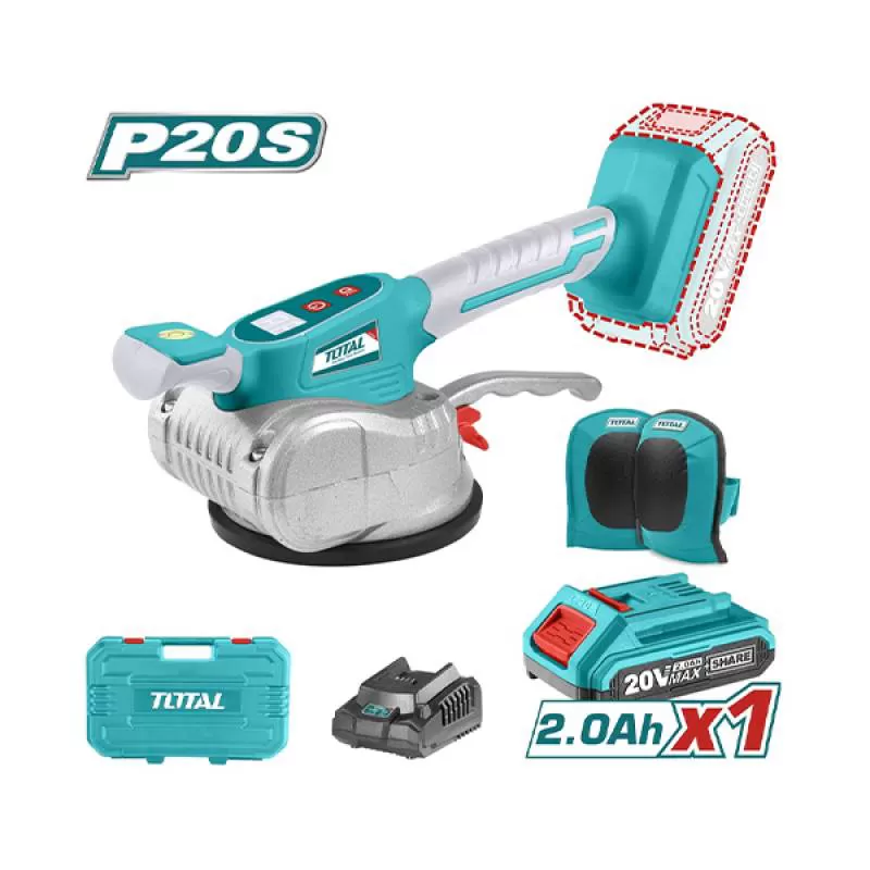 Máy rung ốp lát gạch dùng pin 20V Total TTVLI20101 (1 Pin 2.0Ah & Sạc) 