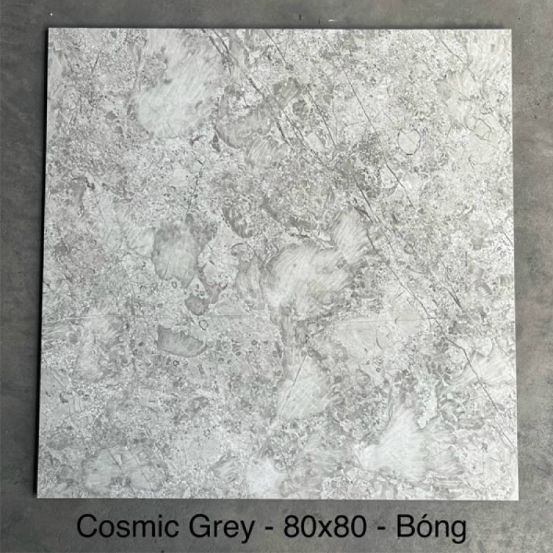 Gạch khổ lớn cao cấp nhập khẩu Ấn Độ men bóng 80*80 cm Cosmic Grey