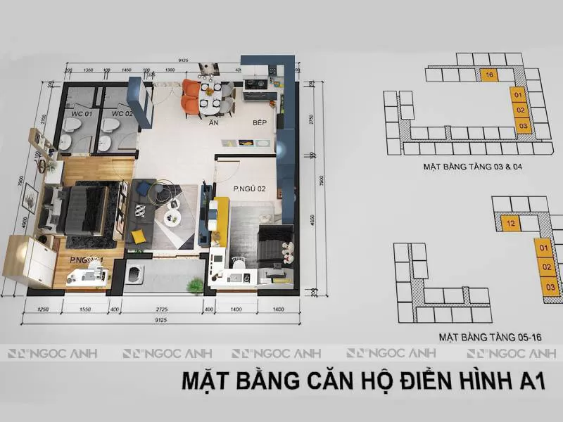 Thiết kế nội thất, thiết kế thi công nội thất chung cư, thiết kế nội thất chung cư