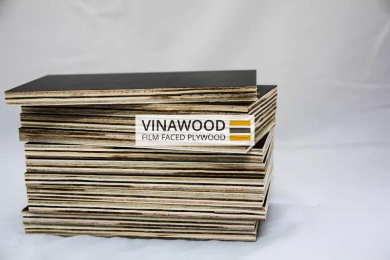 Ván Khuôn Nâu 12 Mm Gỗ Cứng Phim Việt Nam Xuất Khẩu Khuôn Bê Tông