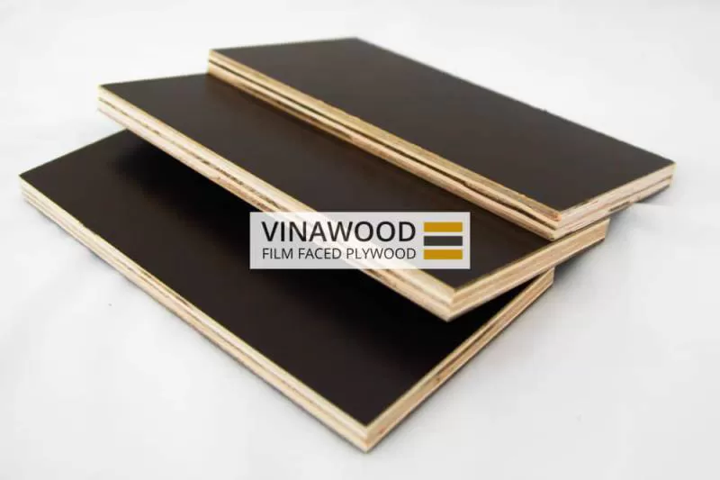 Ván Khuôn Gỗ Phủ Phim Có Logo 1250 X 2500 Gỗ Cứng Phim Việt Nam Xuất Khẩu Dùng Trong Xây Dựng