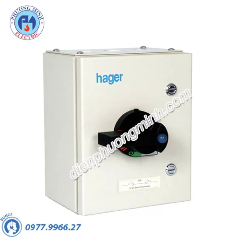 Cầu dao cách ly Hager (isolator) - Model JG380S-IP65