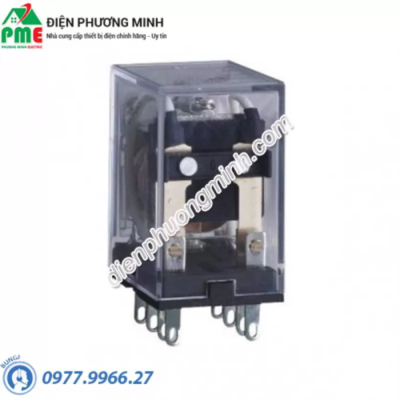Relay trung gian 8 chân dẹp nhỏ Chint JZX-22FD/2Z-48VAC