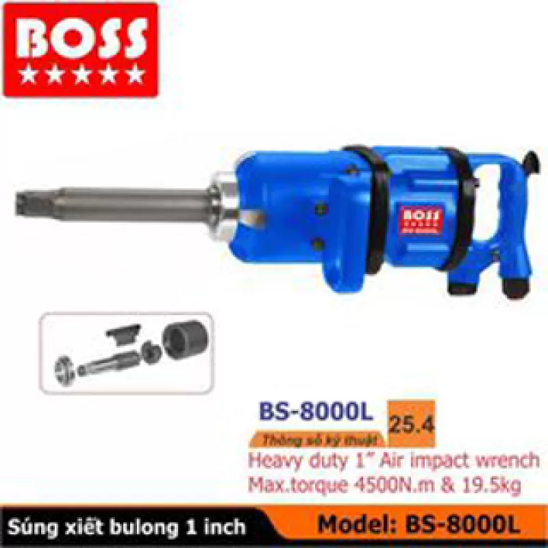 Súng vặn ốc 1” BOSS-Taiwan Model: BS-8000L