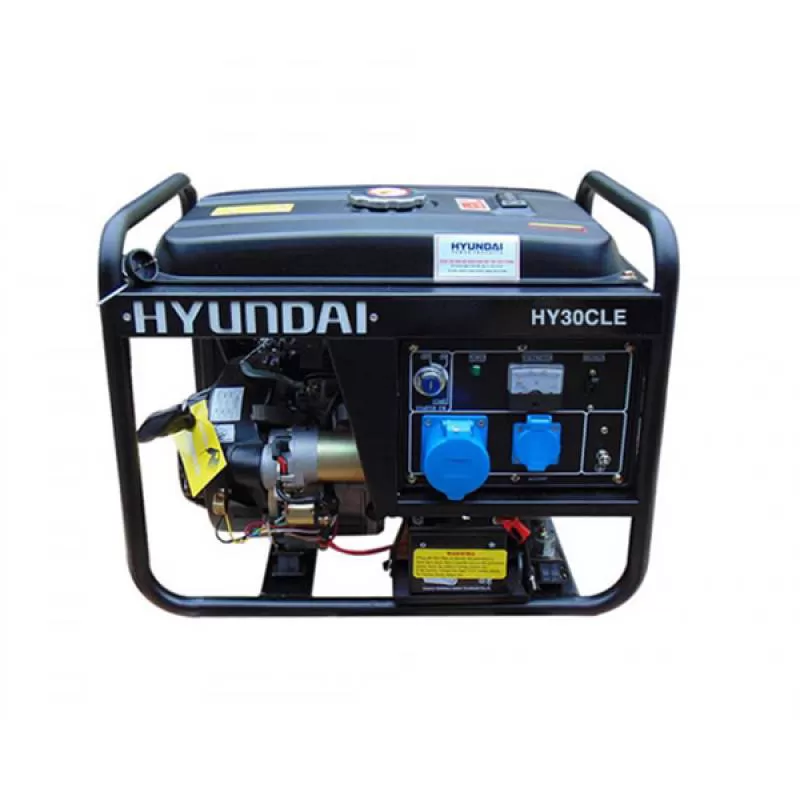 Máy phát điện HYUNDAI HY-30CLE chạy xăng 2.3kw đề nổ