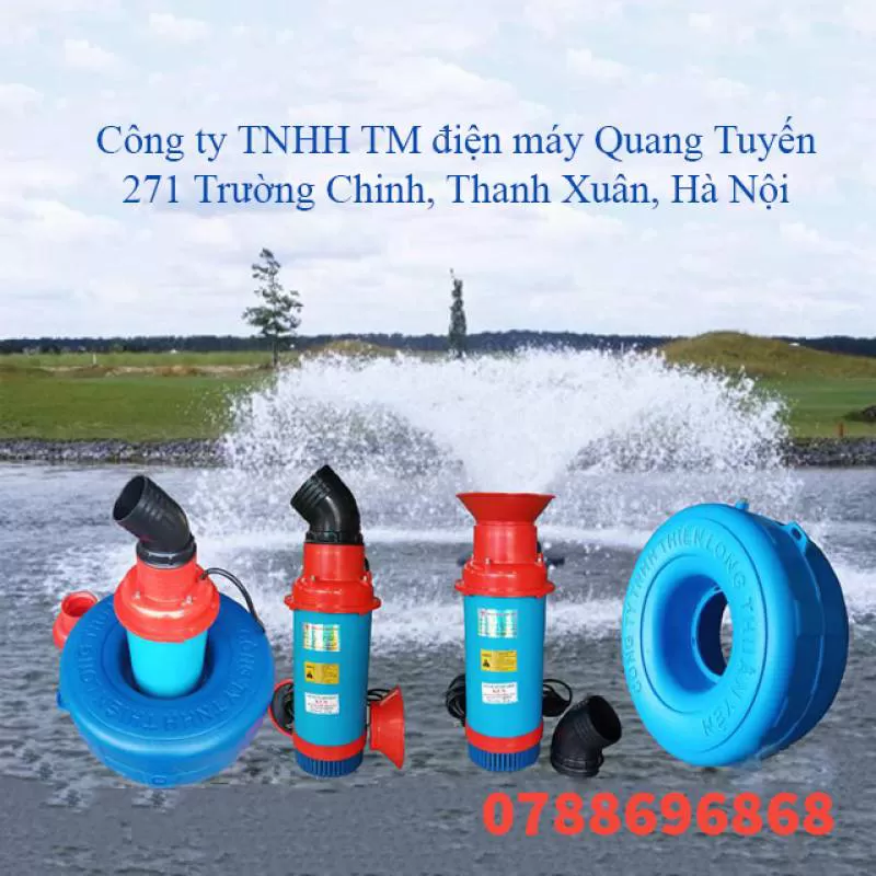 Máy bơm tạo mưa Thiên Long 1.1kW