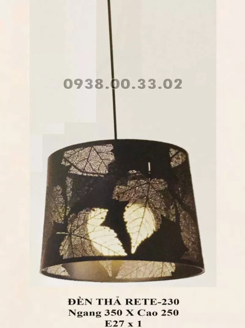 Đèn thả mica giấy RETE230-350mm