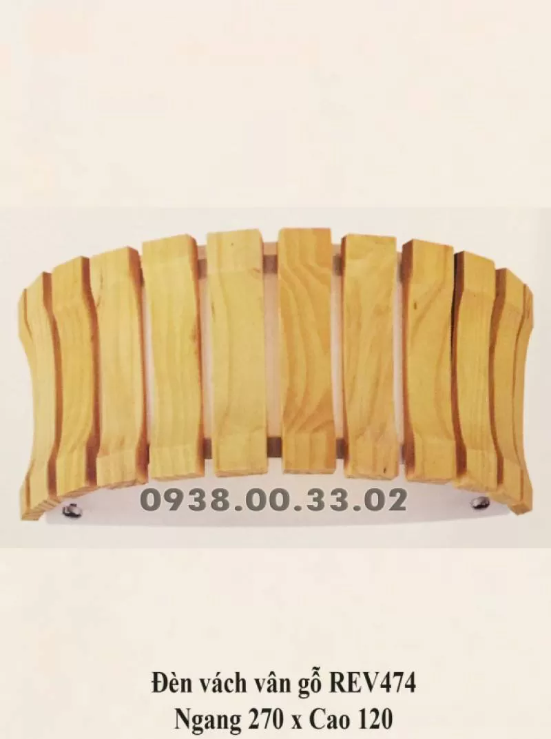 Đèn tường gỗ 