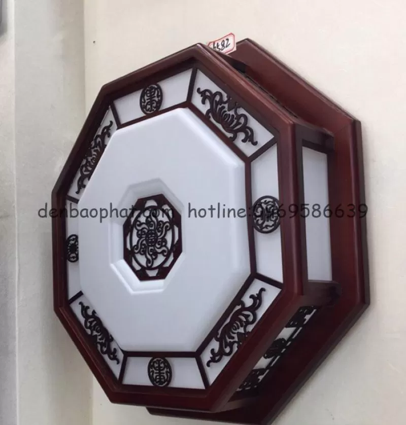 Đèn ốp trần gỗ lục giác OG 6582 