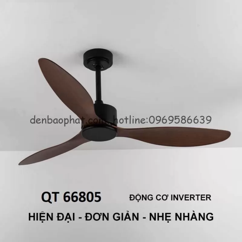 Quạt trần hiện đại QT66805 