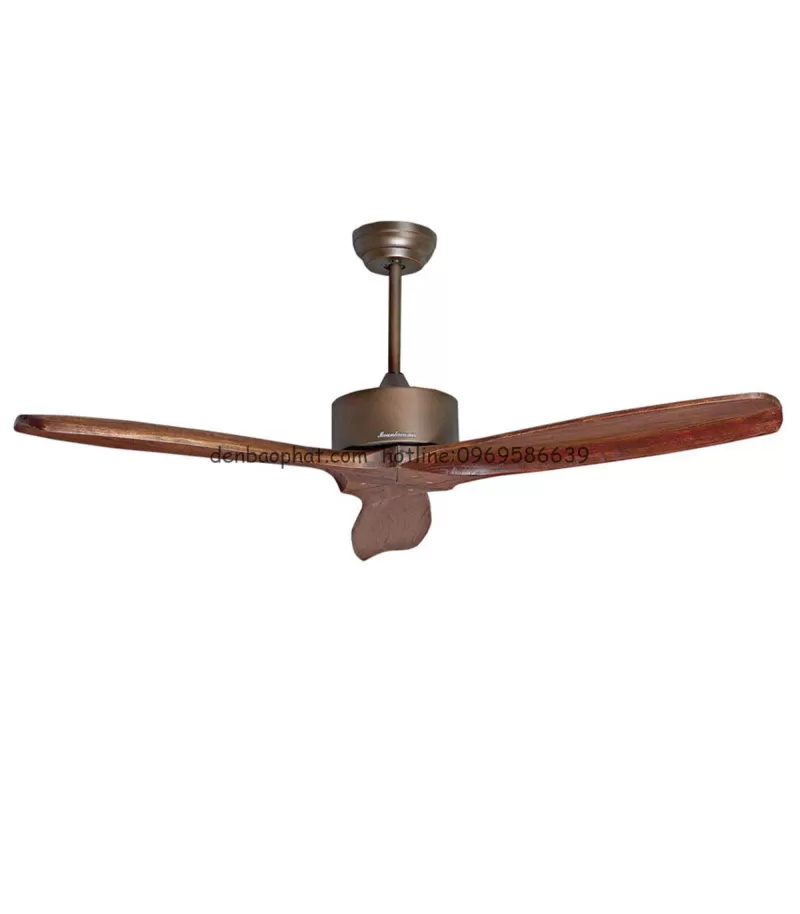 Quạt trần cánh gỗ tự nhiên 52YPF - 3092