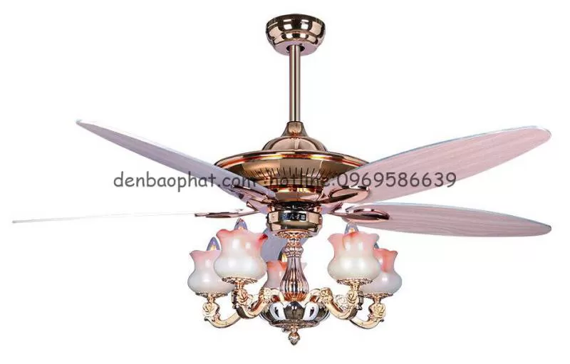 Quạt gắn đèn chùm cao cấp T56-6655FG