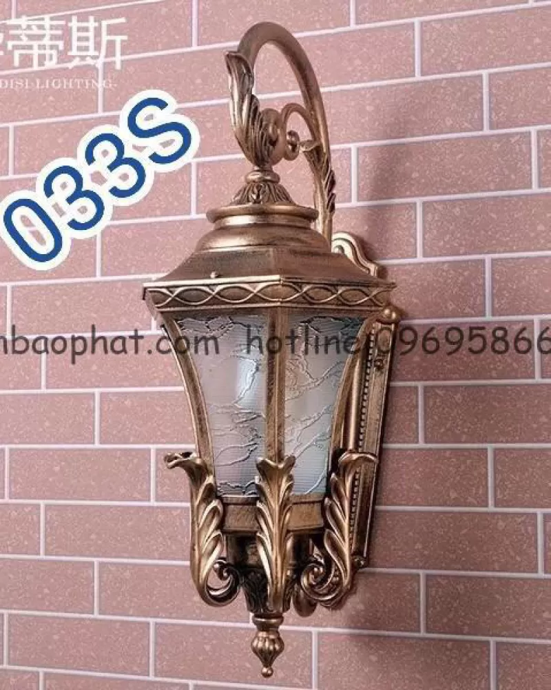 Đèn tường ngoài trời giả đồng TN 033S