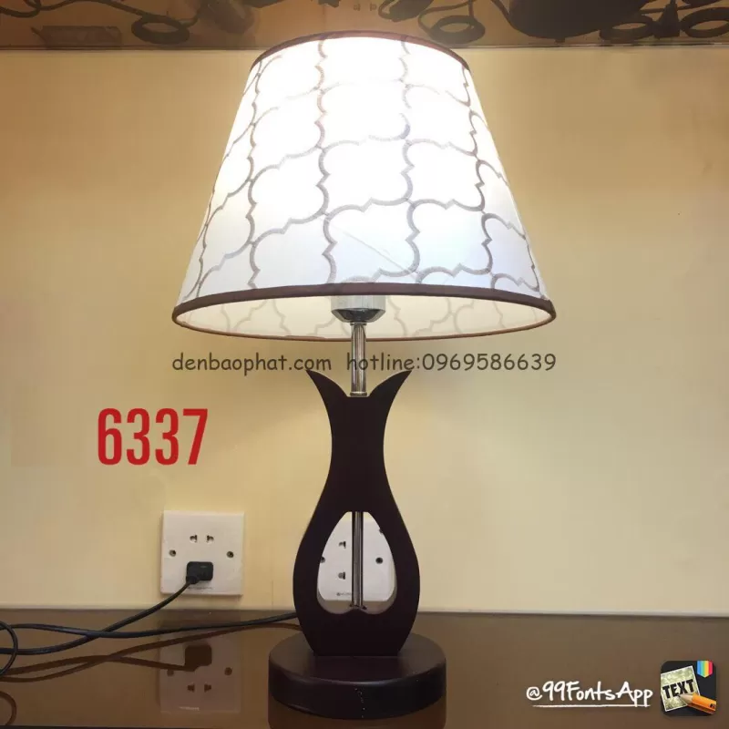 Đèn bàn gỗ 6337 