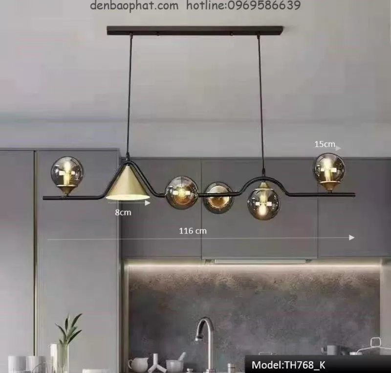 Đèn thả bàn ăn hiện đại TH 768K 