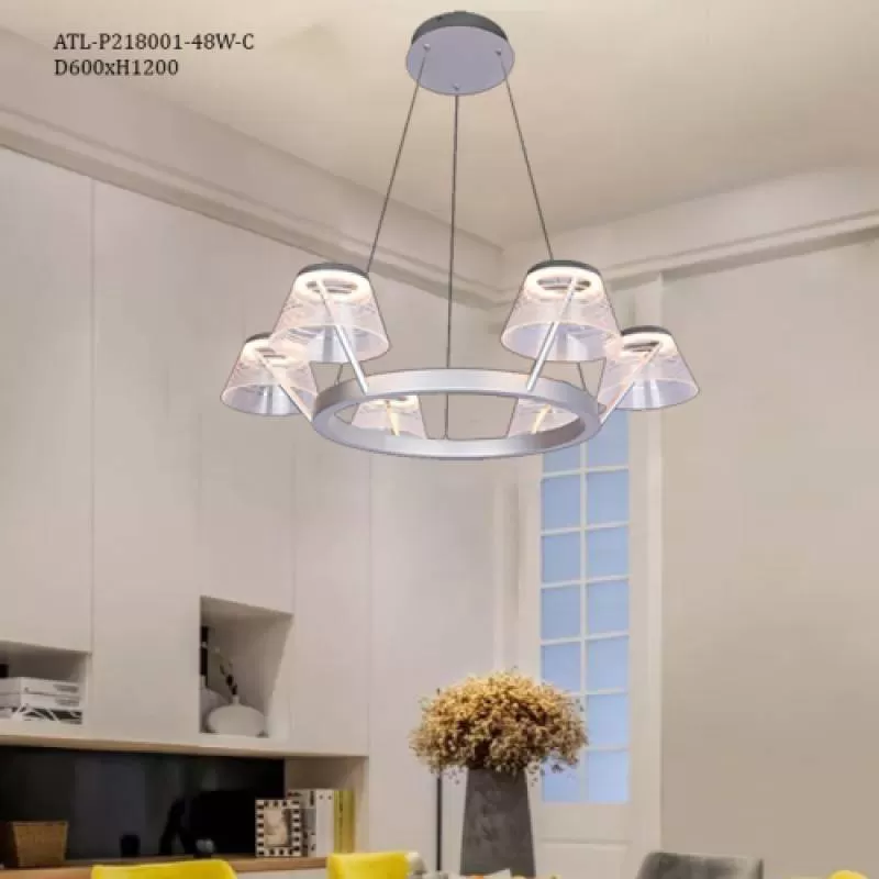 Đèn thả phòng khách ATL-P218001-48W-C