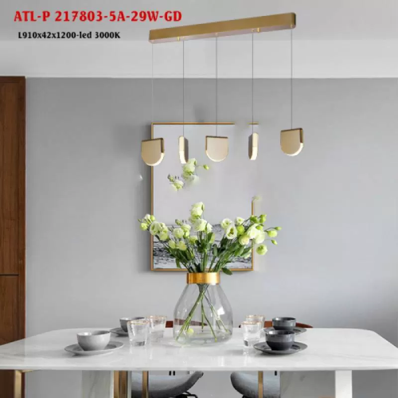 Đèn thả bàn ăn ATL-P 217803-5A-29W-GD 