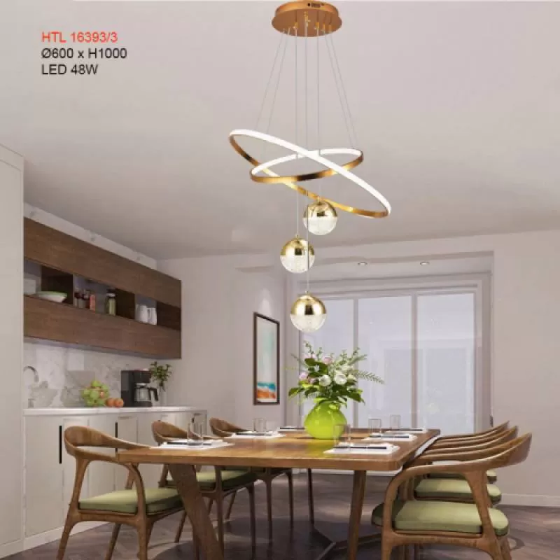 Đèn thả hiện bàn ăn hiện đại HTL 16393/3