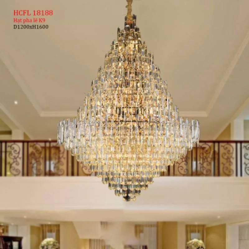 Đèn thả pha lê HCFL 18188