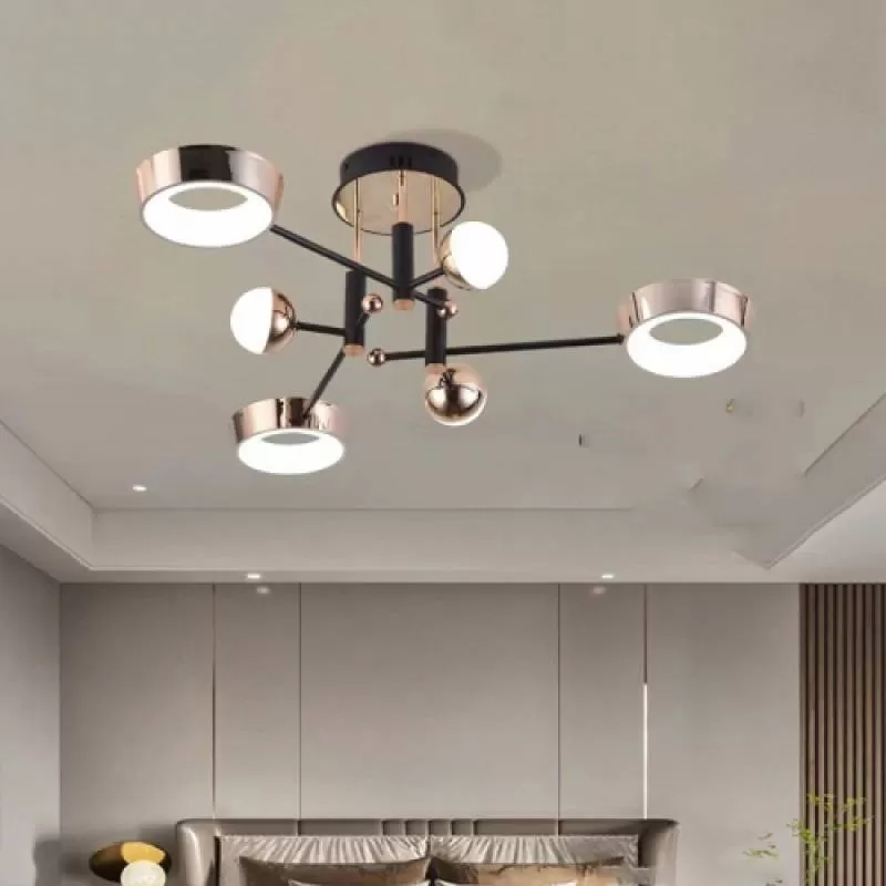 Đèn ốp trần kiểu dáng liên kết các phân tử WML - 1306-6