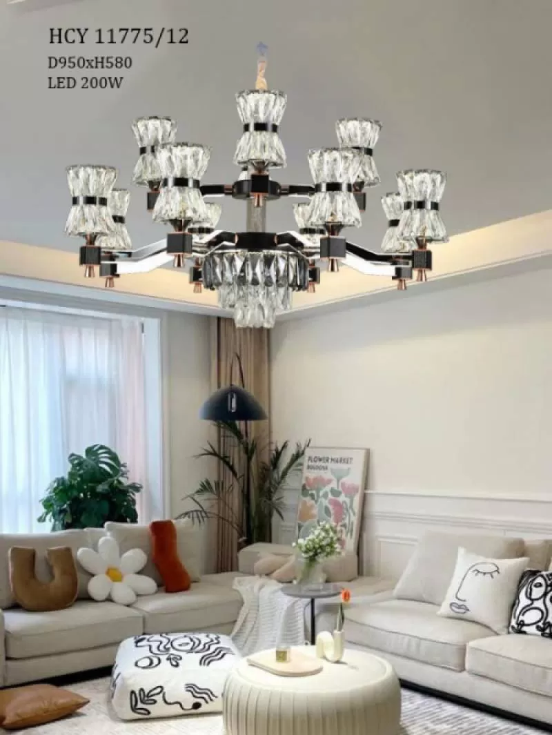 Đèn chùm sang trọng giá rẻ HCY 117750-12