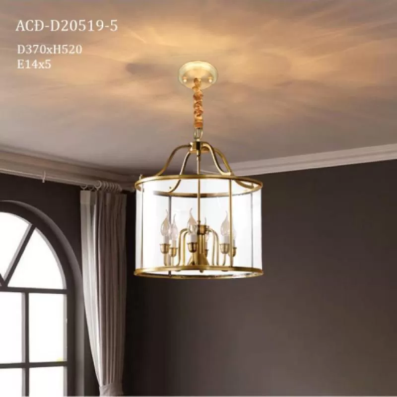 Đèn thả đồng cao cấp ACĐ - D20519/5