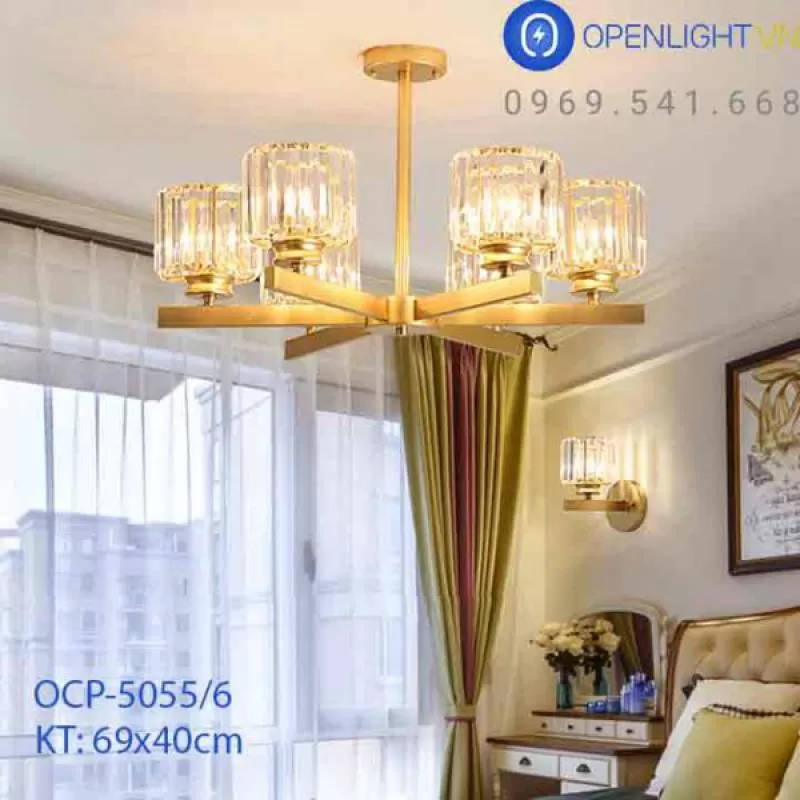 Đèn chùm cho trần thấp OCP-5055/6