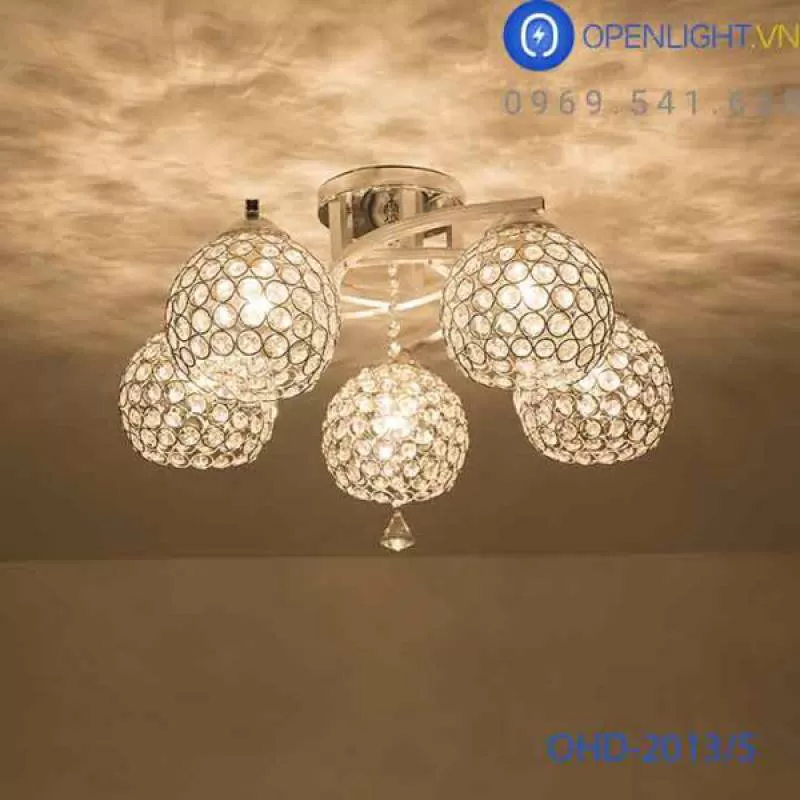 Đèn trần 5 bóng OHD-2013/5