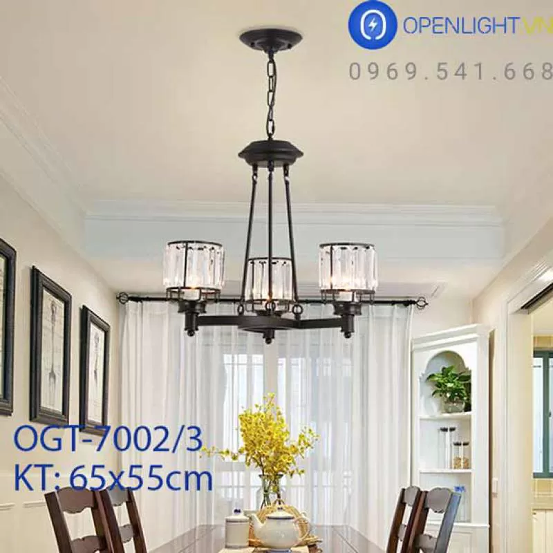 Đèn chùm thả bàn ăn OGT-7002/3
