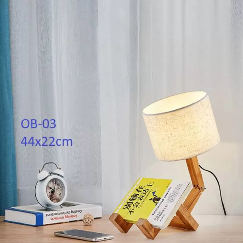 Đèn bàn gỗ OB-03