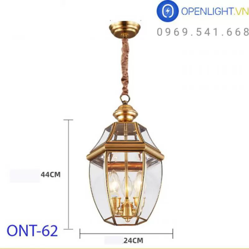 Đèn thả ngoài trời chống nước ONT-62