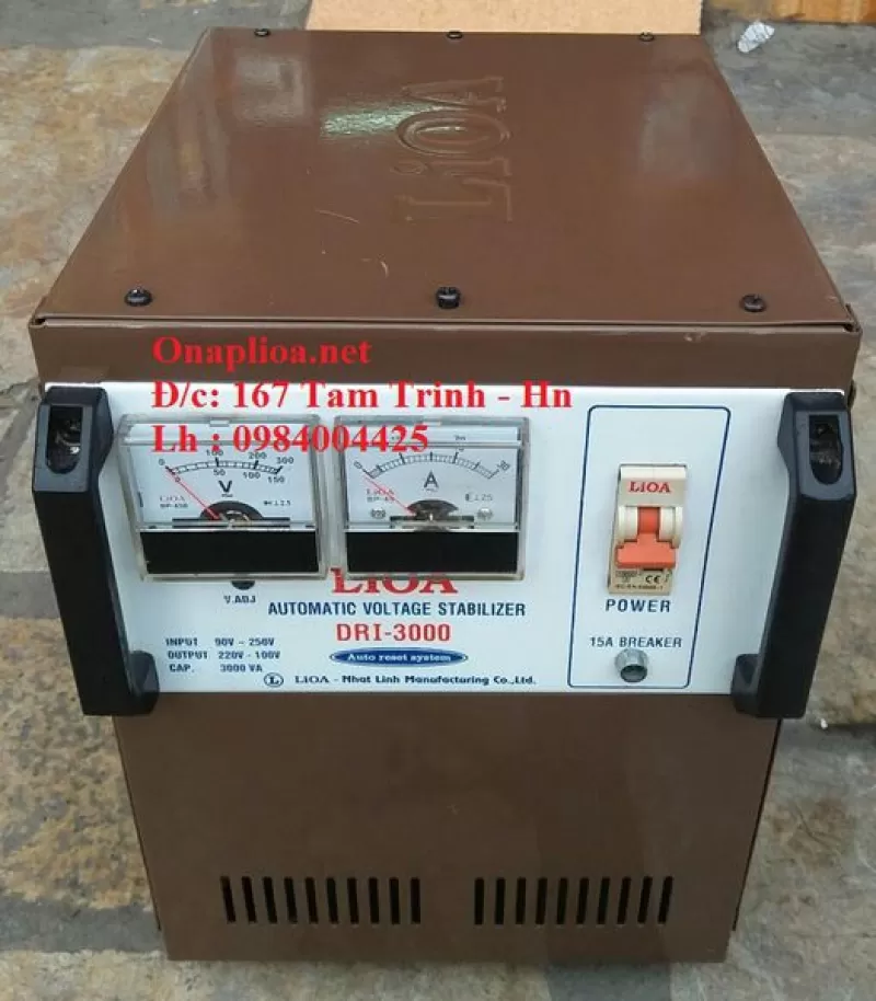 ỔN ÁP LIOA 3KVA DRI 3000 HÀNG TỒN KHO, BẦY MẪU