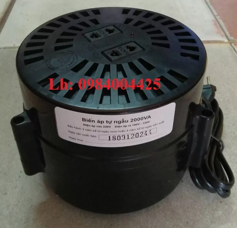 BIẾN ÁP 220V RA 110V 20A GIÁ RẺ 