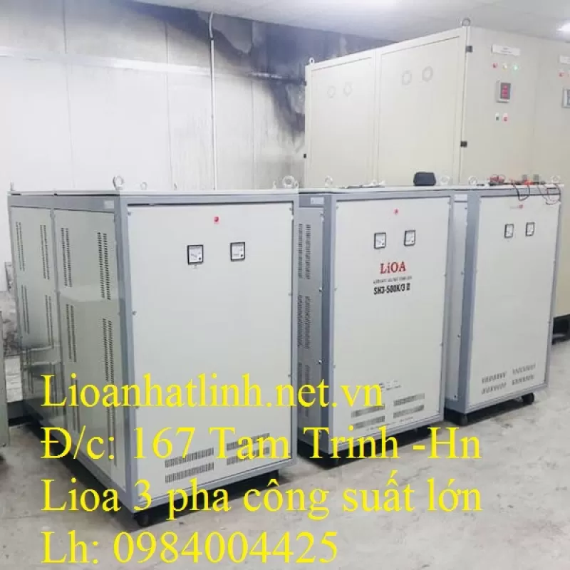ỔN ÁP LIOA 3 PHA 1000KVA - 1000KW MODEL SH3 - 1000K/3II 