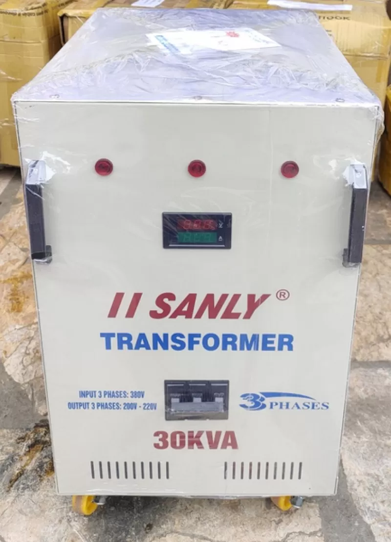 GIÁ BIẾN ÁP 380V 3 PHA 380V/ 200V/ 220V 30KVA RẺ NHẤT THỊ TRƯỜNG