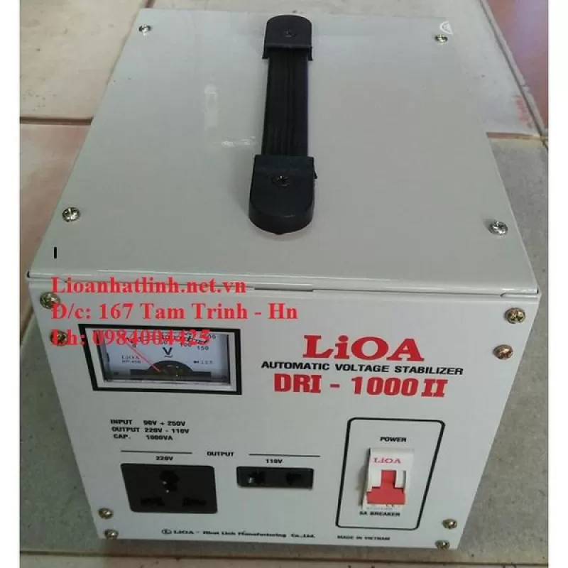 ỔN ÁP LIOA 1KVA - 1KW MÃ SẢN PHẨM DRI - 1000 II ĐỜI MỚI NHẤT