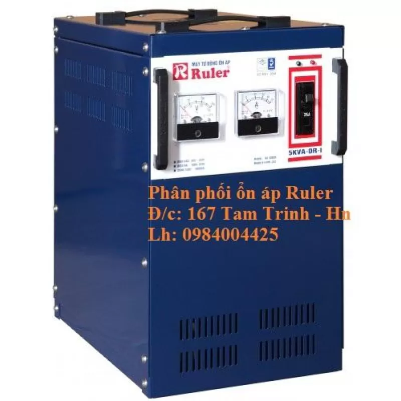 ỔN ÁP RULER 5KVA DẢI 150V - 250V