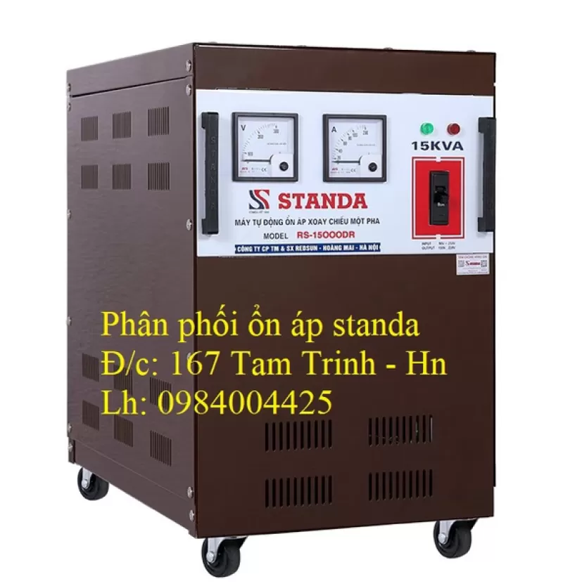 GIÁ LIOA STANDA 15KVA, ỔN ÁP STANDA 15KVA GIÁ BAO NHIÊU