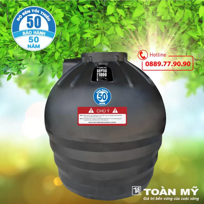 Bồn Tự Hoại Toàn Mỹ Septic 2500 lít