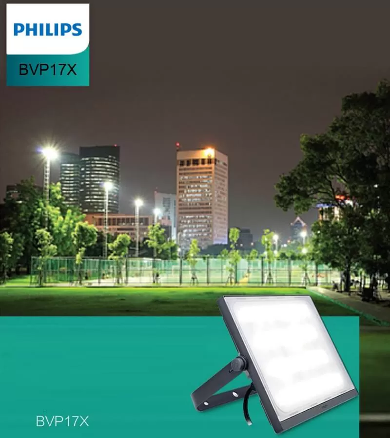 Đèn pha Led Philips Floodlight SmartBright BVP175 LED142/WW 150W WB GREY CE 