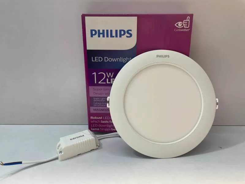 Đèn Downlight âm trần Led siêu mỏng Philips DL262 EC RD D150 12W W HV SNI 02