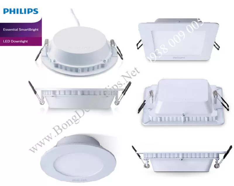 Bộ đèn Downlight âm trần Led Philips SmartBright DN027B 11W 3000/4000/6500K Ø 125 