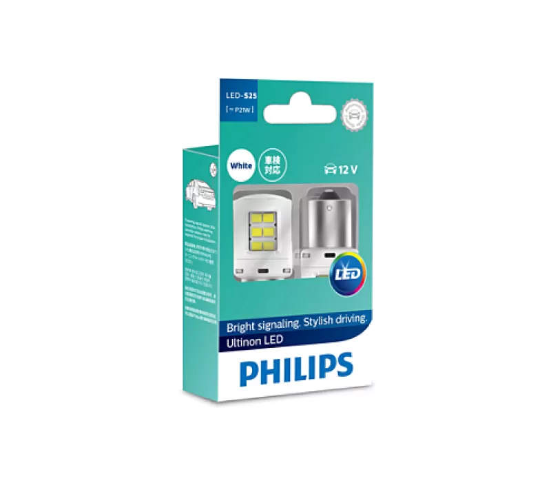 Bóng đèn tín hiệu Led xe ô tô/ xe hơi Philips P21 LED 11498 12V 6000K- Trắng